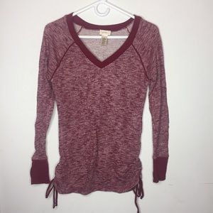 Self Esteem Medium Red Long Sleeve